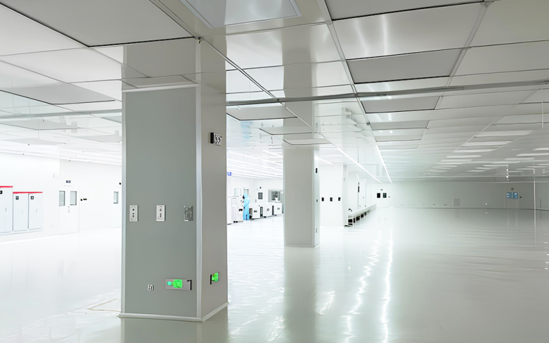 浦东电子工厂房无尘车间装修地面工程解决方案